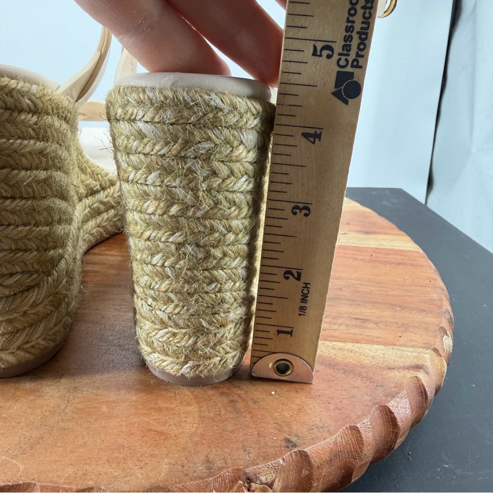 Stuart Weitzman Braida Max Leather Espadrille Wed… - image 8